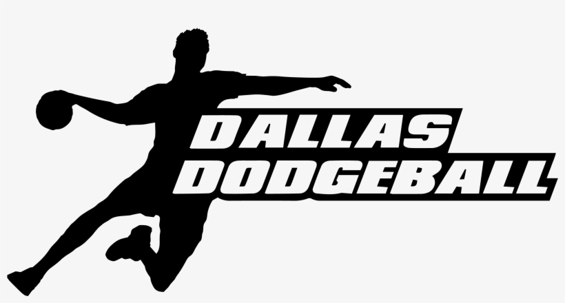 Com/dallasdodgeball Logo Black - Handballeur Png, transparent png #1227695
