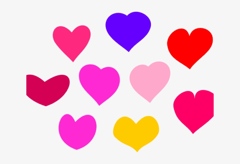 Pics Of Cartoon Hearts - Hearts Cartoon Transparent, transparent png #1227841