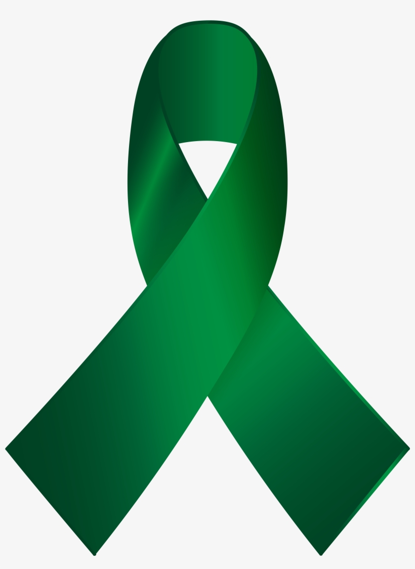 Green Awareness Ribbon Png Clip Art - Green Awareness Ribbon Png, transparent png #1227843