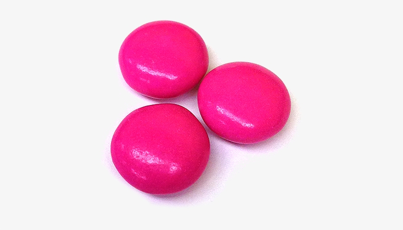 Hot Pink Milk Chocolate Gems - Candy, transparent png #1228130