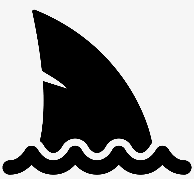 Vector Sharks Stencil, transparent png #1228157
