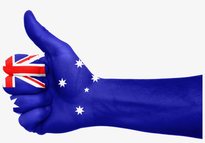 Australian Slang Can Be Difficult To Understand - Australia Flag, transparent png #1228639