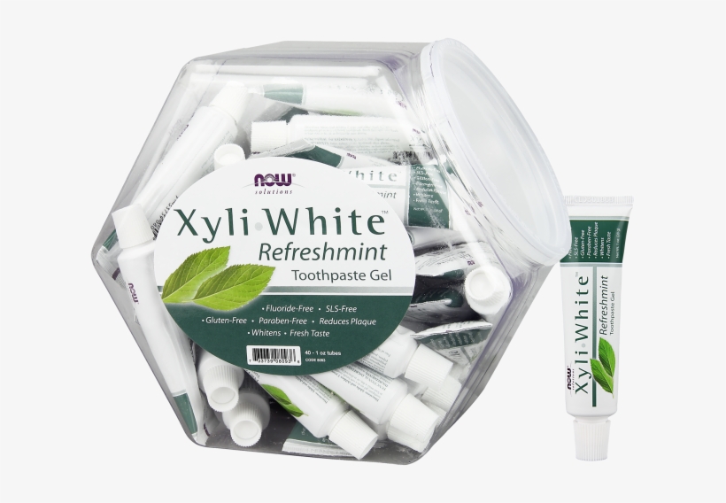 Xyliwhite™ Refreshmint Fishbowl - Now Foods Xyliwhite Toothpaste Gel - 6.4 Oz Tube, transparent png #1228848