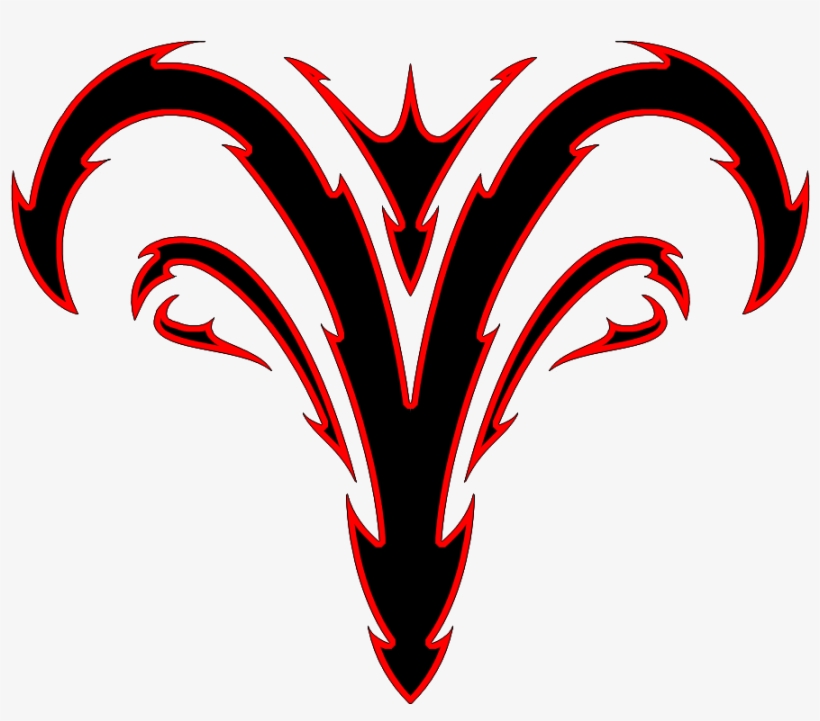 Red And Black Tribal Aries Zodiac Sign Tattoo Design - Aries Zodiac Symbol - Free Transparent PNG Download - PNGkey Red And Black Tribal Aries Zodiac Sign Tattoo Design - Aries Zodiac Symbol - Free Transparent PNG Download - PNGkey