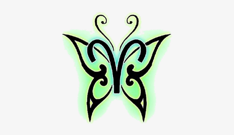 Aries Zodiac Sign With Butterfly Tattoo Design - Aries Butterfly Tattoo, transparent png #1229446