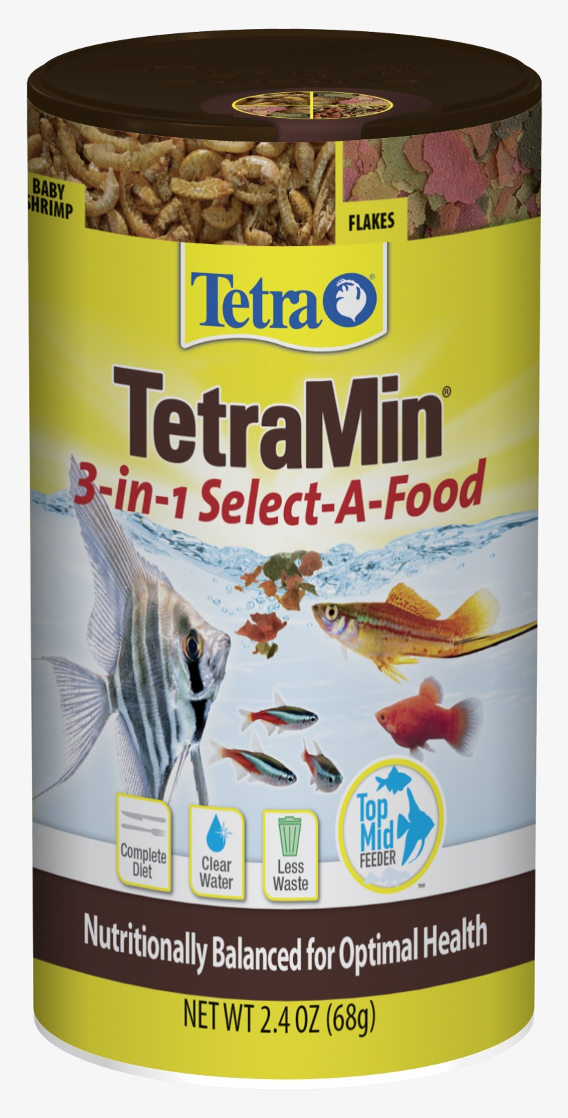 Tetra Tetramin 3 In 1 Select A Food - Tetramin Fish Food, transparent png #1229836