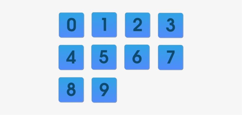 Creación De Todo Gimp - Botones Con Numeros Png, transparent png #1230128