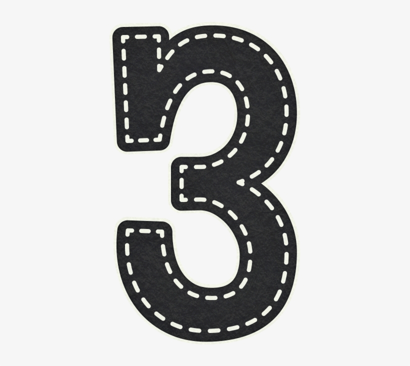 Pin By Michi Galdamez On Numeros - Abecedario De Color Negra, transparent png #1230146