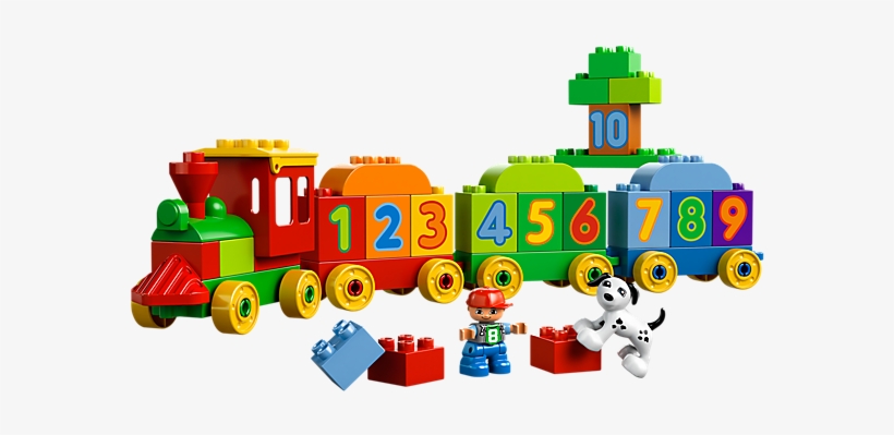 Lego-numeros - Lego Duplo Number Train, transparent png #1230297
