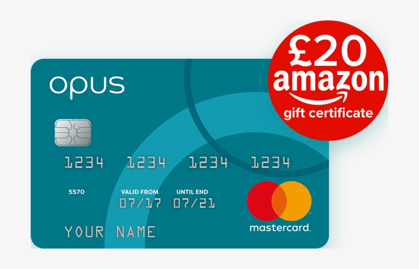Opus Credit Card - Self-publishing On A Budget With Amazon, transparent png #1230489