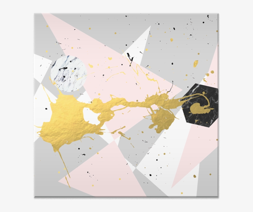 Azulejo Gold Splatter De 83 Oranges™na - Art, transparent png #1230733
