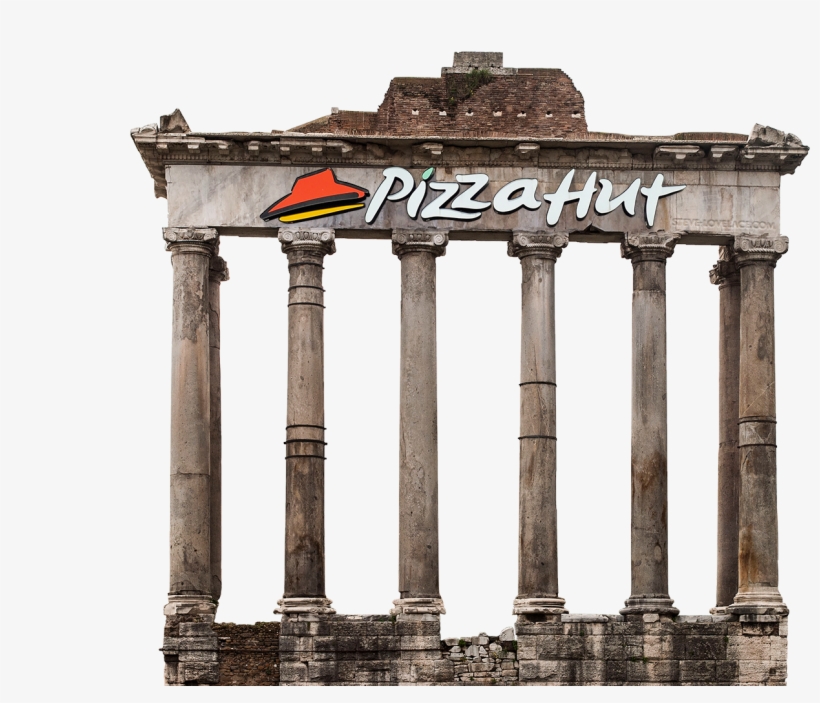 Pizza Hut Ruins - Temple Of Saturn, transparent png #1230780