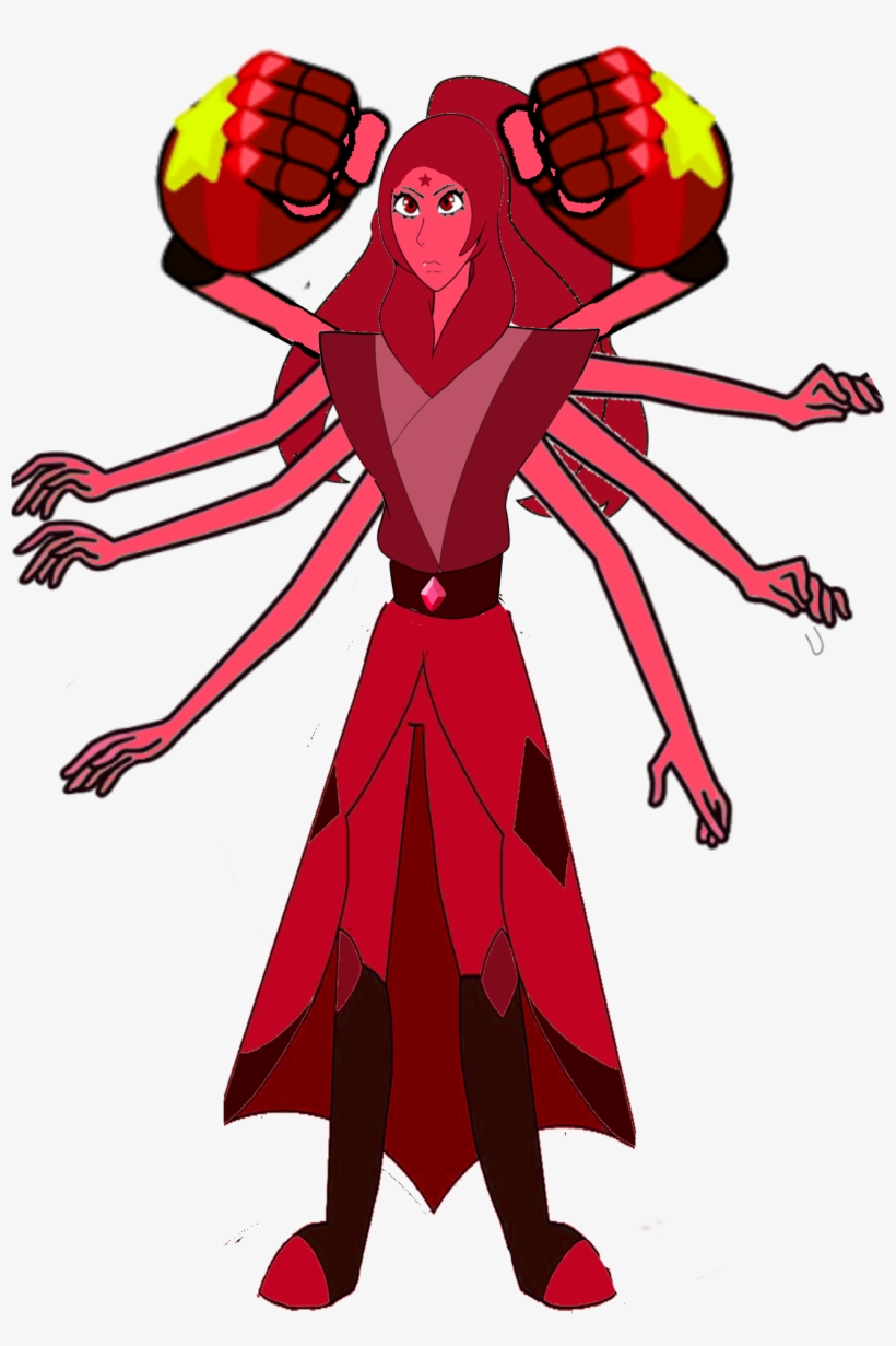Red Diamond Of The Nine Diamond - Cartoon, transparent png #1230805