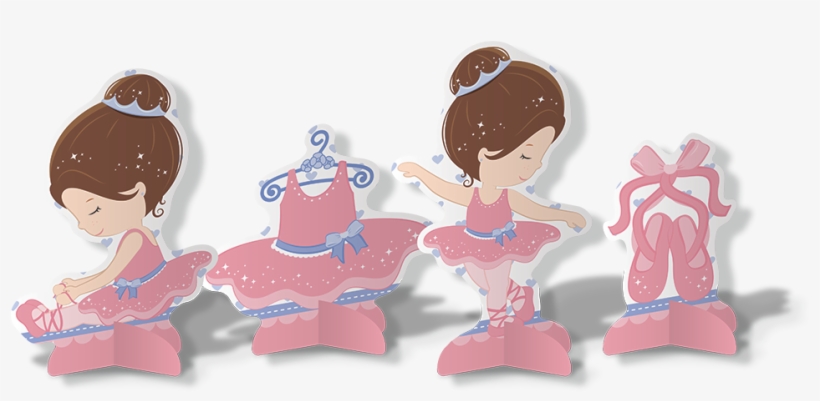 Decoracaomesa-bailarina - Decoração Mesa De Festa Bailarina, transparent png #1231006