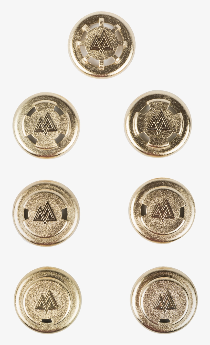 0 Gold Chrome Resistance Valves - Valvole Di Ricambio Training Mask Argento, transparent png #1231049