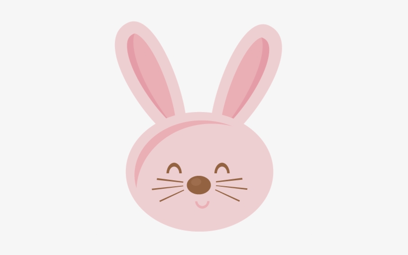 Bunny Face Svg Cutting Files For Cricut Silhouette - Rabbit Face Png File, transparent png #1231388