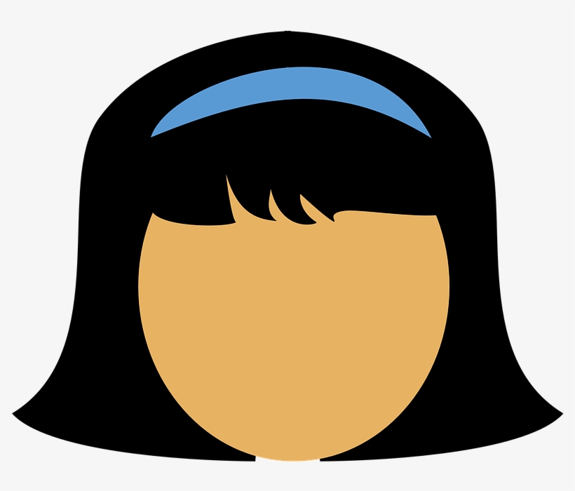 Girl, Icon - Cabeza Niña Png, transparent png #1231480
