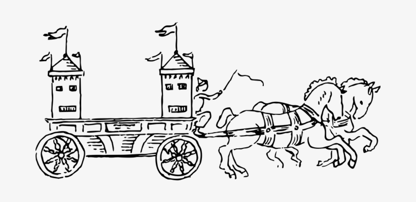 Banner Library Stock Princess Drawing At Getdrawings - Graphic Carriage Horse, transparent png #1231557