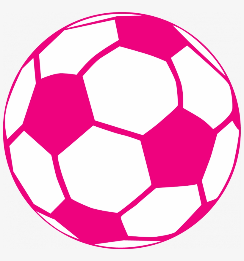 Free Pink Soccer Ball Clipart Image 9779, Pink Soccer - Red Soccer Ball Png, transparent png #1231875