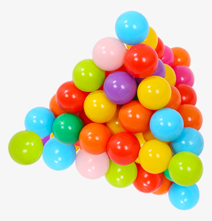 [jingdong Lightning Delivery] Nuoao Quality Bobo Ocean - Heroneo 200pcs 5.5 Centimeter Colorful Ball Fun Ball, transparent png #1232189