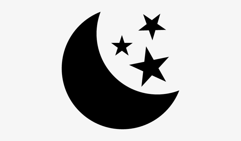 Moon And Stars Vector Moon And Stars Svg Free Transparent Png Download Pngkey