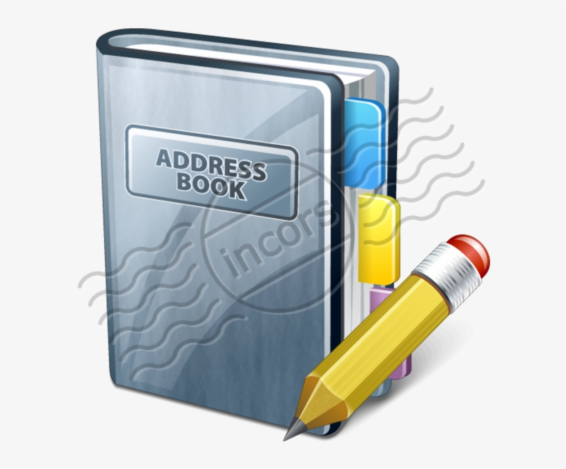 Address Book Edit 8 Free Images At Clker Com Vector - Address Book Clipart, transparent png #1232536