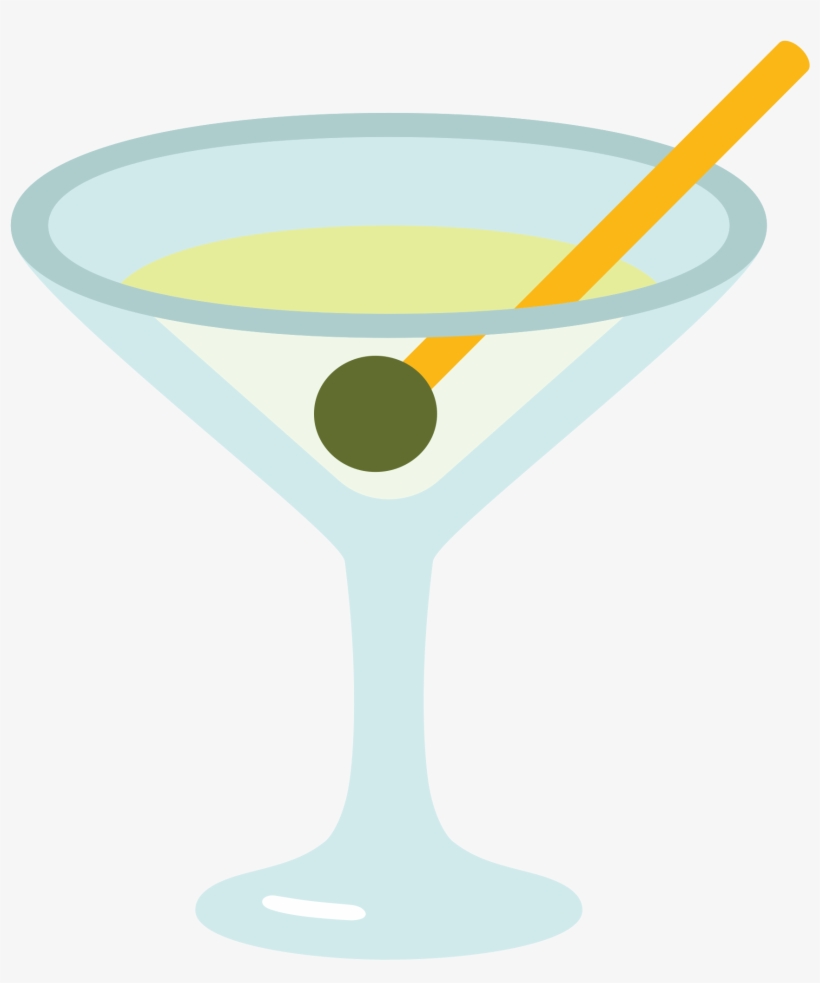Cocktail Vector Emoji - Emoji Cocktail Png, transparent png #1232949