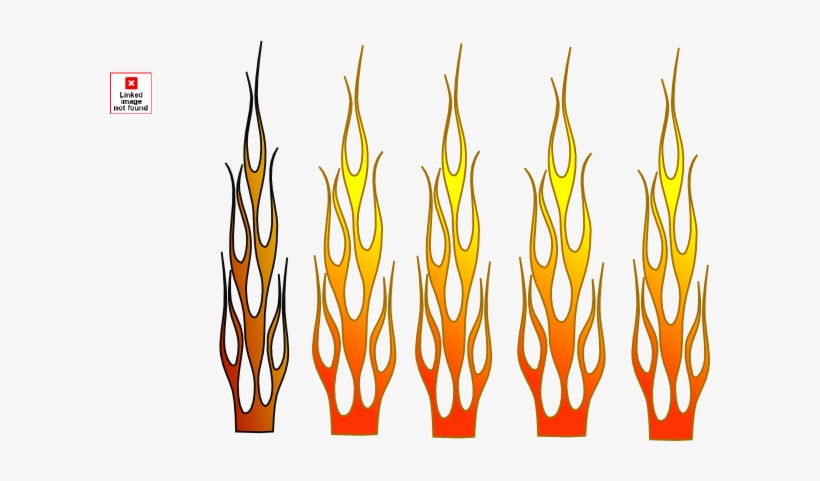 Flame Vector Hot Rod - Hot Rod Flames Clip Art, transparent png #1233052