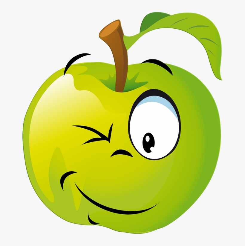 Funny Fruit 100 - Smiley Fruit, transparent png #1233244