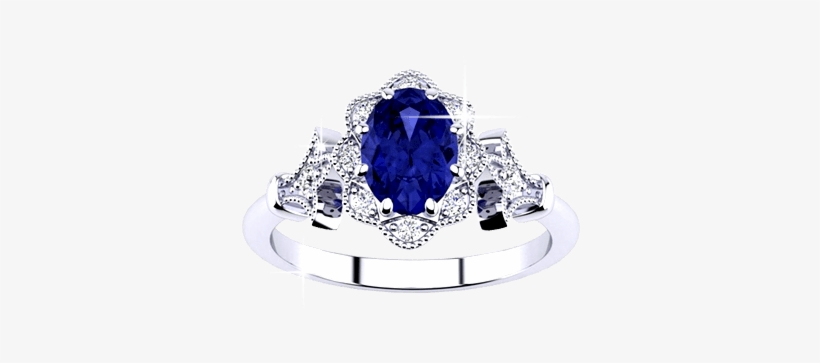 Gemstone Rings - Blue Sapphire Marquise Cut Yellow Gold Ring, transparent png #1233715