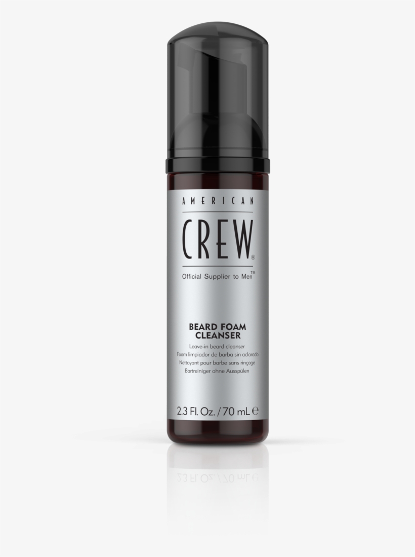 Este Foam Es Un Limpiador De Barba En Seco Y Sin Aclarado - American Crew Beard Foam Cleanser, transparent png #1234208