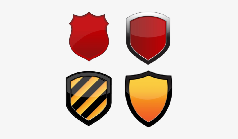 Vector Shield Arms Buttons Psd - Security Company, transparent png #1234386