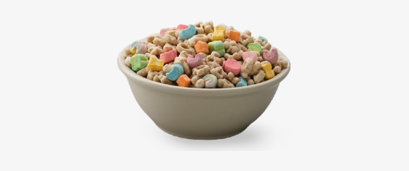 Transparent Cereal Lucky Charm - Lucky Charms Bowl Png, transparent png #1234498