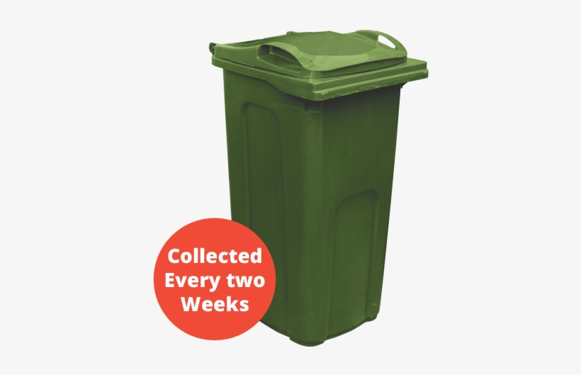 Non Recyclable Waste Bin - Brown Recycling Bin Transparent, transparent png #1234592