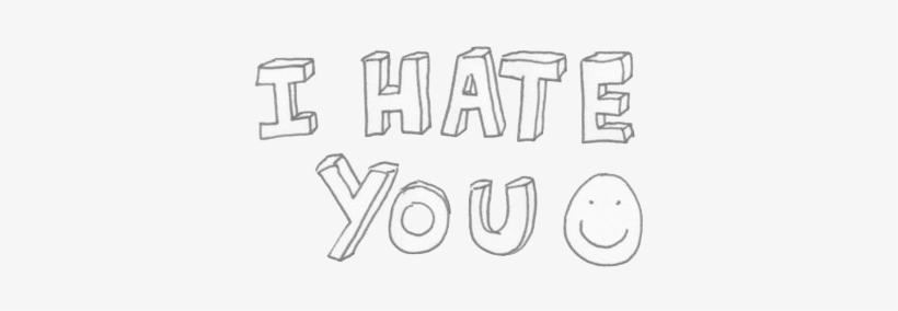 Emoji Tumblr Png Whatsapp Iphone - Goodbye I Hate You, transparent png #1234680