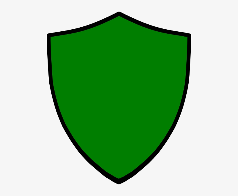 Shield Green Clip Art At Clker Com Vector Clip Art - Shield Green Png, transparent png #1234909