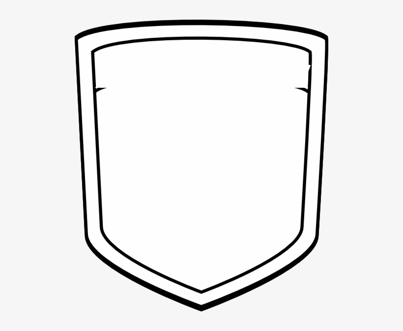 Blank Shield Soccer Clip Art - Shield Badge Template Png, transparent png #1234987