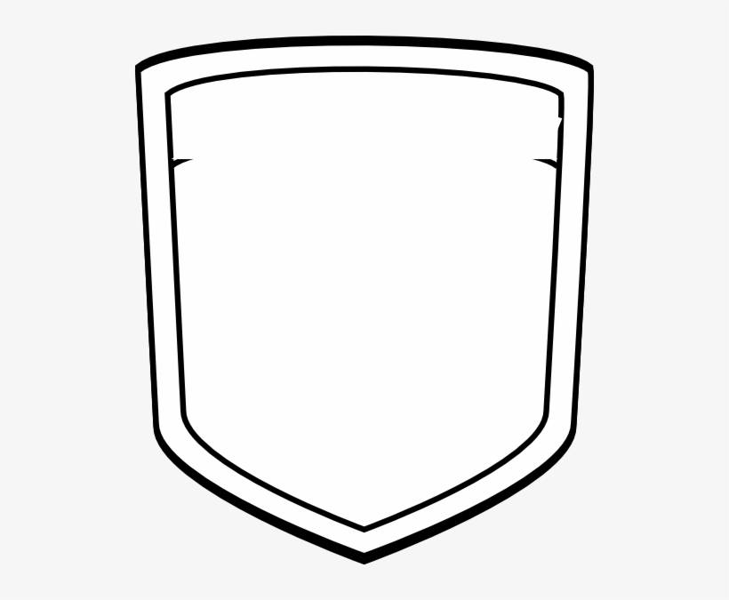Blank Shield Soccer Clip Art - Shield Badge Template Png, transparent png #1234987
