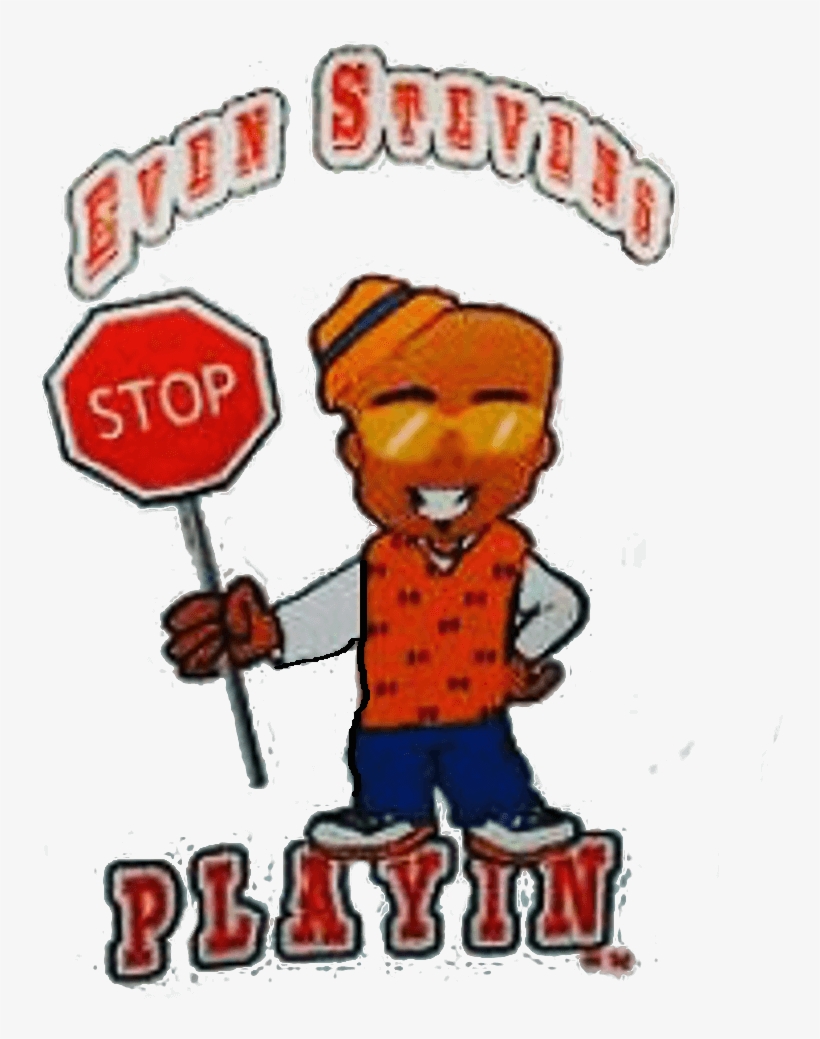 Svg Black And White Stock Even Stevens Host Ub - Cartoon, transparent png #1235390