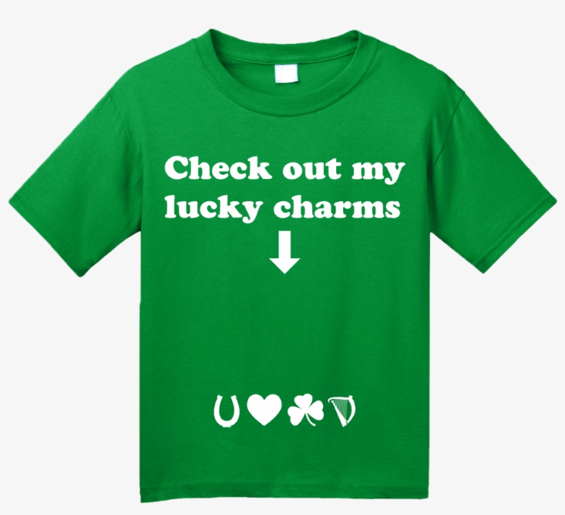 Youth Green Check Out My Lucky Charms - Love My Jack Russell, transparent png #1235391