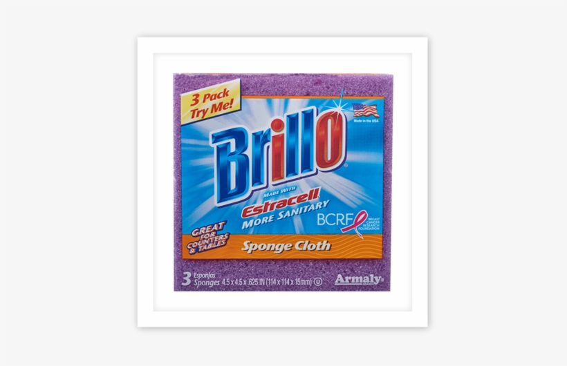 Brillo™ - Brillo Estracell Sponge Cloth, transparent png #1235409