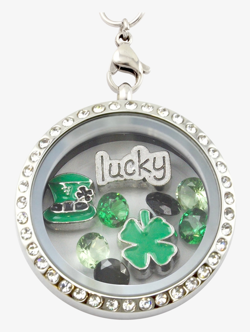 Patrick's Day Lucky Charm Necklace - St. Patrick's Day Charm Necklace, transparent png #1235529
