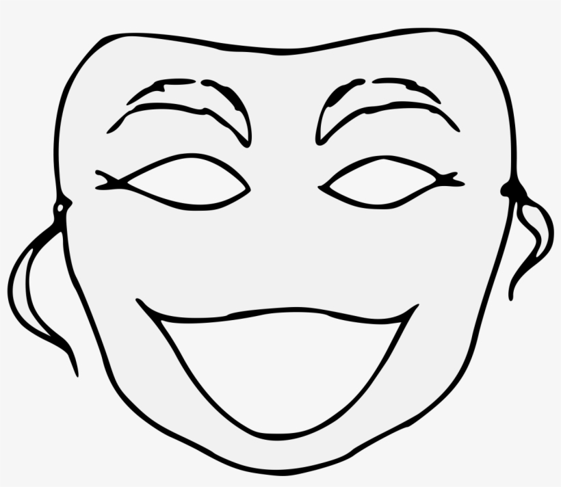 Comedy Mask, transparent png #1235892