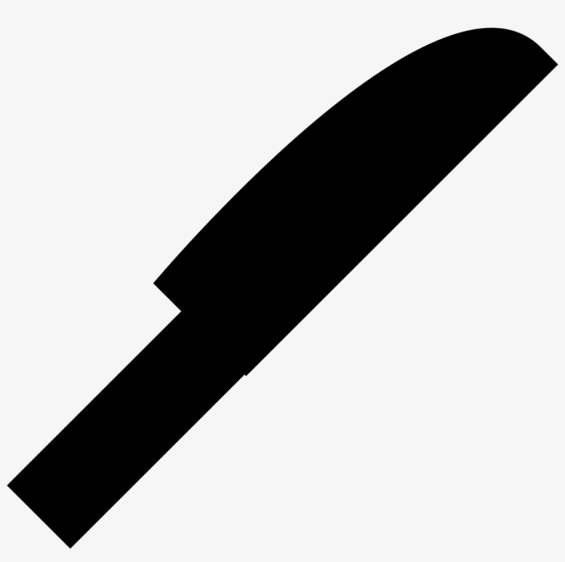 Butter Knife - - Knife, transparent png #1235961