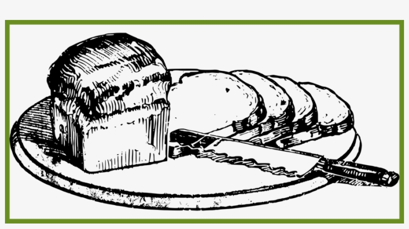 Amazing Food Breakfast Knife Loaf Brea For Of B Clipart - Bread, transparent png #1236154