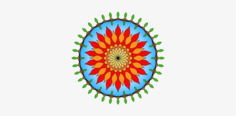 Transparent Background, 18-fold Symmetrical Mandala - Virus De La Varicelle, transparent png #1236207