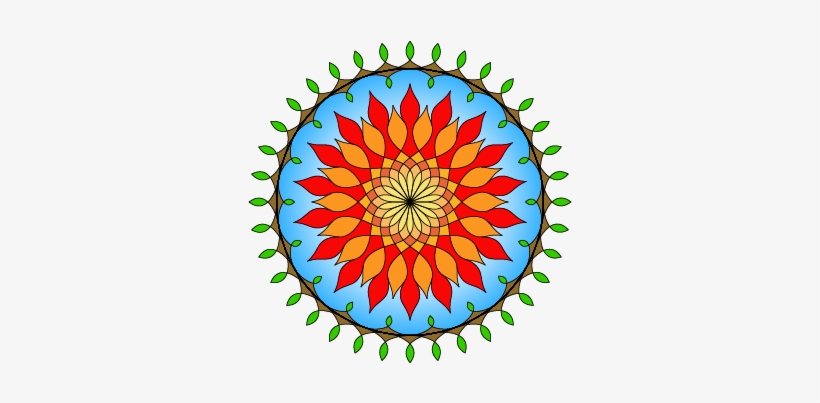 Transparent Background, 18-fold Symmetrical Mandala - Virus De La Varicelle, transparent png #1236207
