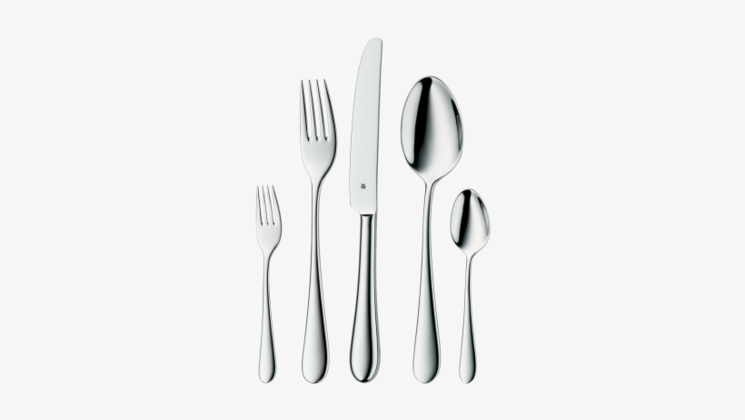 Wmf 24 Pce Signum, Cromargan 18/10 Stainless Steel, transparent png #1236258