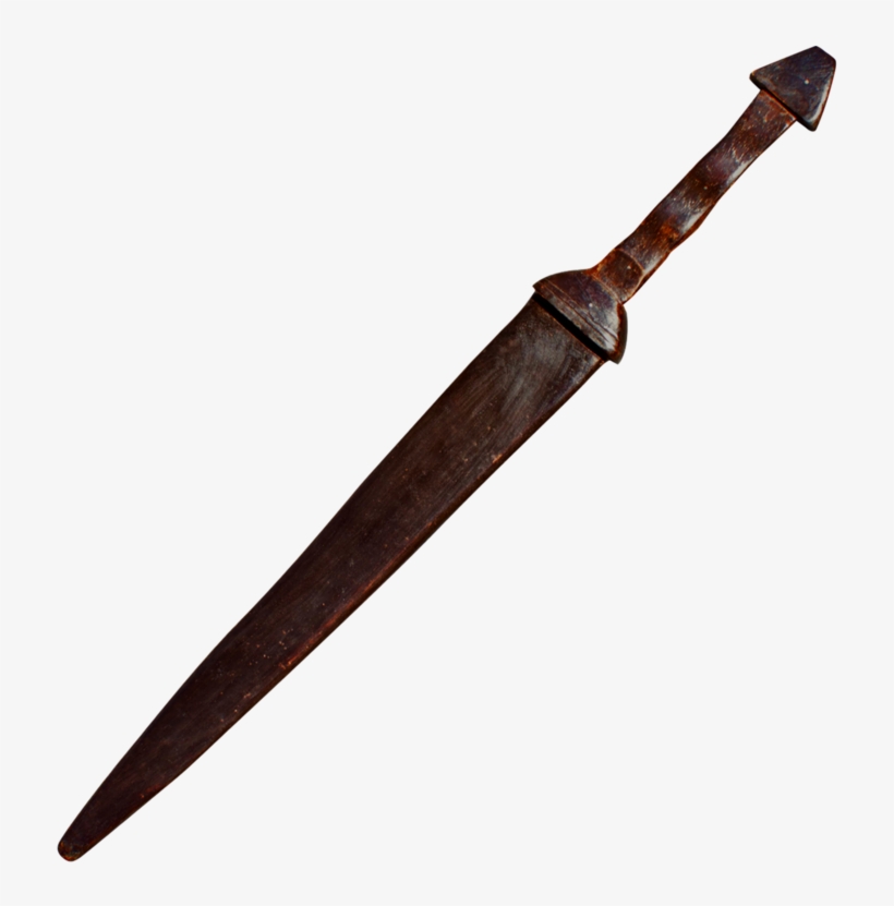 32 In In Dark Wood Medieval Practice Sword, , Panther - Berkley Lightning Rod Ring, transparent png #1236705