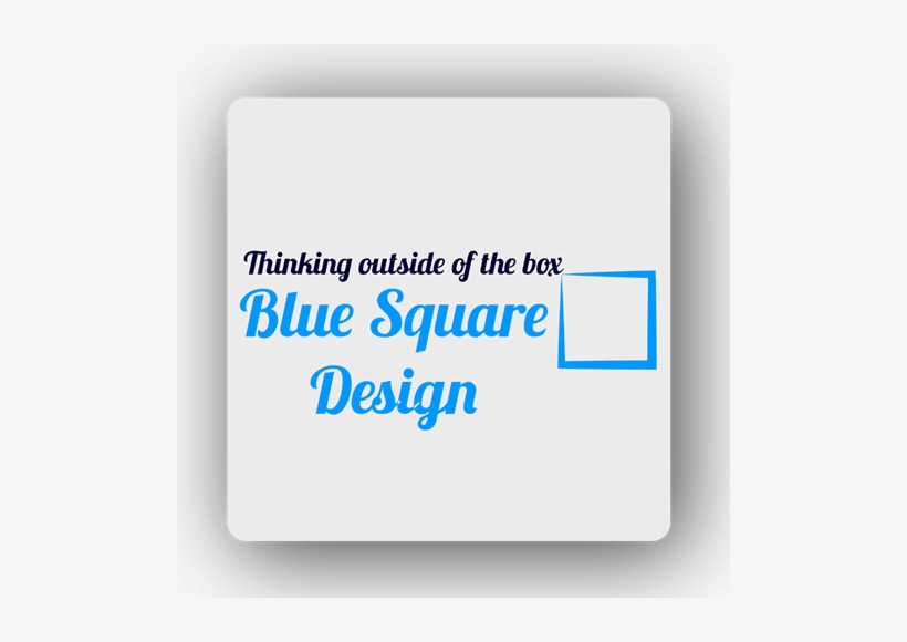Bluesquare Design Za Graphic And Web Design - Logo With Too Many Fonts, transparent png #1236748